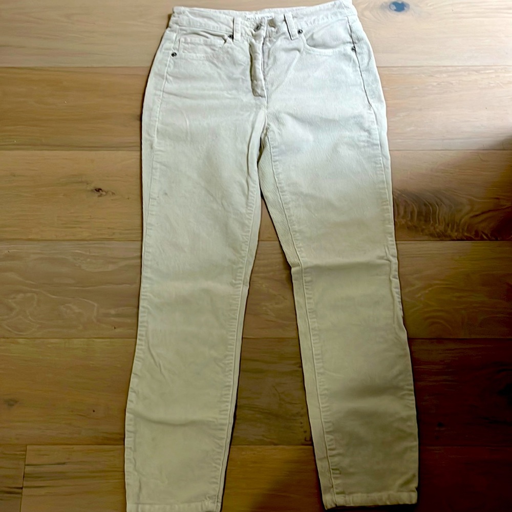 Nili lotan winter white cords. In new condition.